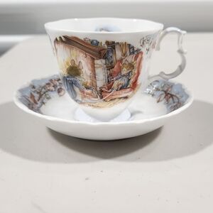 Royal Doulton Winter Teacup and Saucer